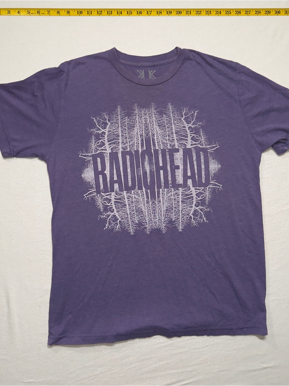 Vintage Radiohead shirt X waste Purple Graphic Crewneck T-Shirt